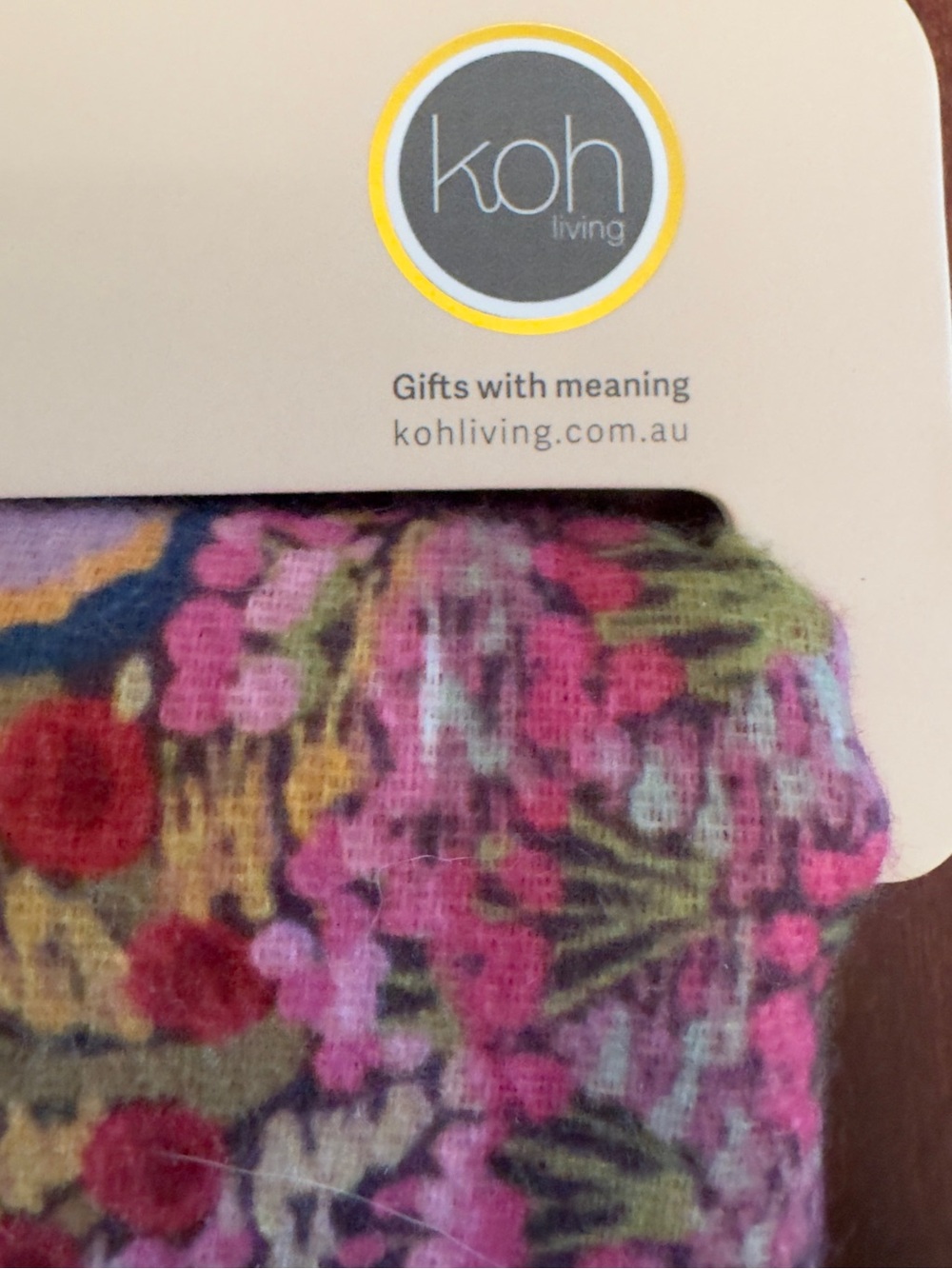 Colorful Multicolor Cashmere-Feel Scarf - Picture 3 of 5